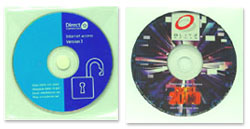 CD & DVD in PVC Wallet or Romvelope 
